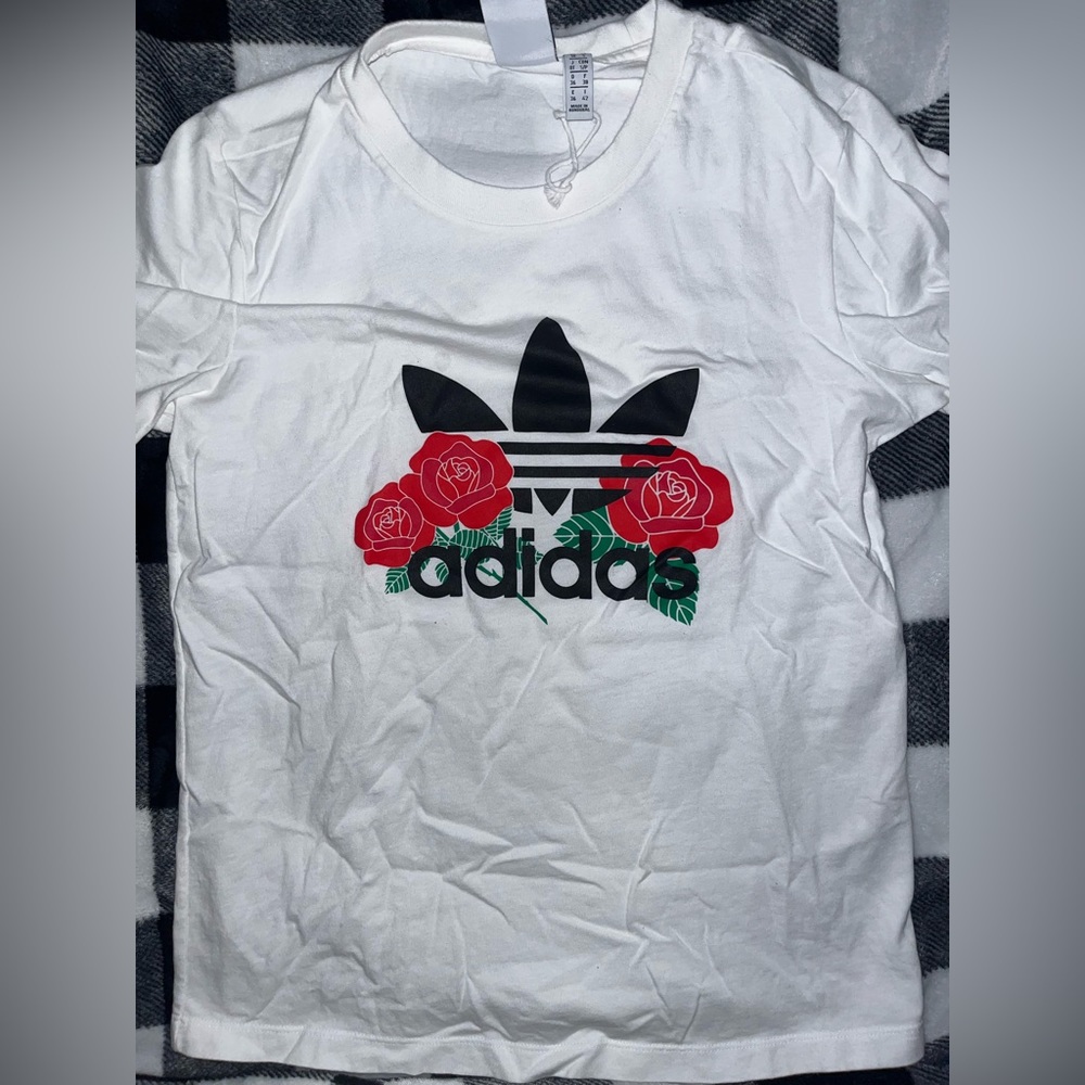 Adidas Trefoil Roses T Shirt